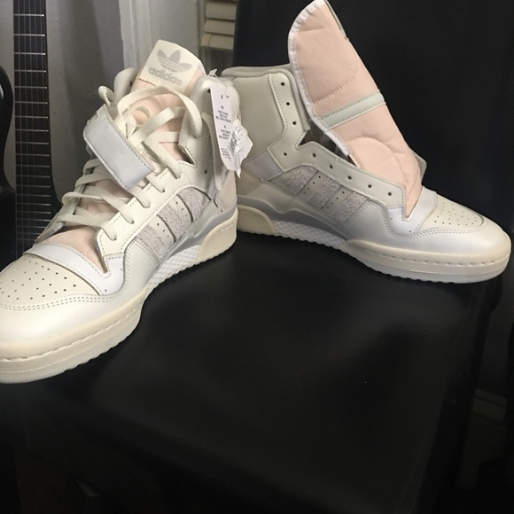 ADIDAS FORUM 84 HIGH 'OFF WHITE ORBIT GREY - Picture 3 of 6